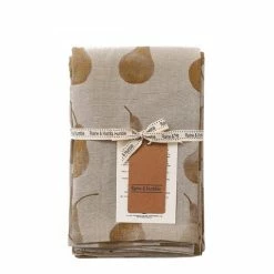 Raine & Humble - Pear Tablecloth Mustard 140x250cm