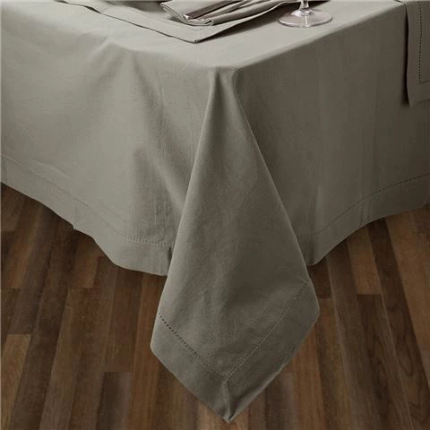 Rans - Hemstitch Tablecloth Grey 150x360cm 1 Rans - Hemstitch Tablecloth Grey 150x360cm