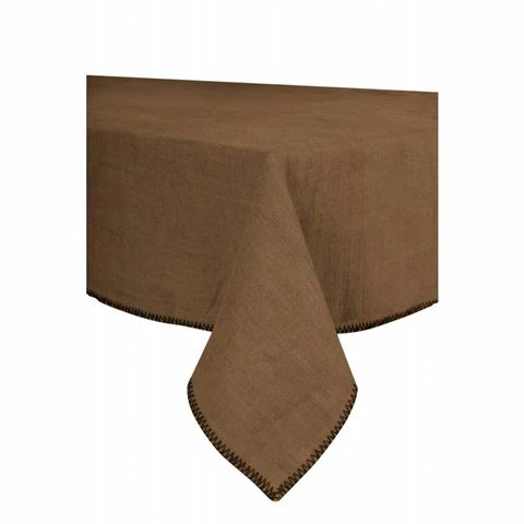 Harmony Linen - Letia Linen Tablecloth Tobacco 170x250cm 1 Harmony Linen - Letia Linen Tablecloth Tobacco 170x250cm