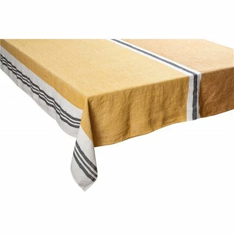 Harmony Linen - Trevise Tablecloth Saffron 170x300cm 1 Harmony Linen - Trevise Tablecloth Saffron 170x300cm