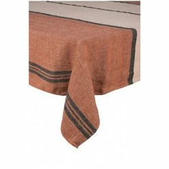 Harmony Linen - Rimini Linen Tablecloth Cinnamon 170x250cm