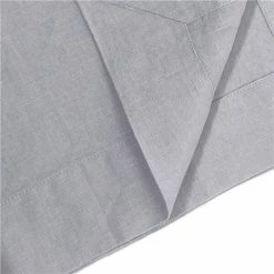 French Signature - Linen Tablecloth 170x400cm Mouse Grey