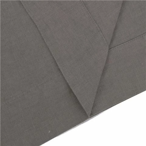 French Signature - Linen Tablecloth 270cm Round Dark Grey 1 French Signature - Linen Tablecloth 270cm Round Dark Grey