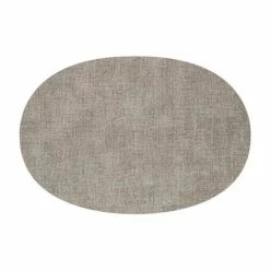 Guzzini - Fabric Reversible Sky Placemat Oval 48cm Grey