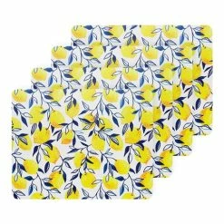 Ecology - Punch Placemats Lemon Set 4pce