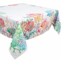 Garnier-Thiebaut - Futuna Arc-En-Ciel Tablecloth 155x155cm