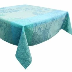 Garnier-Thiebaut - Ouessant Turquoise T/Cloth W/Green Sweet Coating 175x175cm