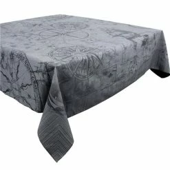 Garnier-Thiebaut - Rose Des Vents Encre T/Cloth W/Green Sweet Coating 180x260cm