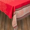 L'Ensoleillade - Olive & Red Treated Tablecloth 120x160cm