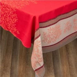 L'Ensoleillade - Olive & Red Treated Tablecloth 120x160cm