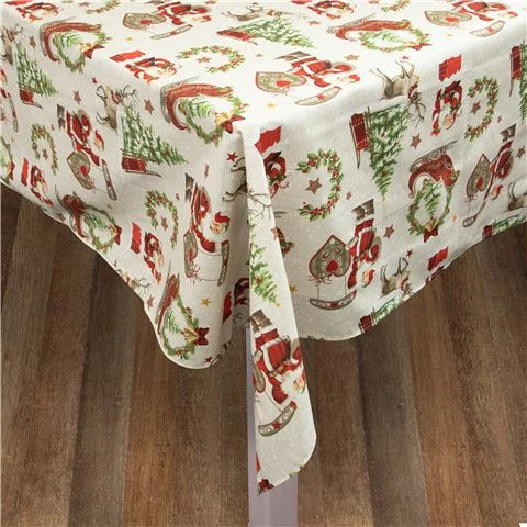 L'Ensoleillade - Santa's Sleigh Tablecloth 250x160cm 1 L'Ensoleillade - Santa's Sleigh Tablecloth 250x160cm
