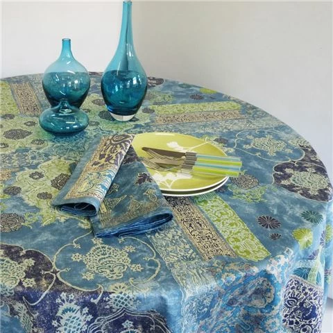 Beauville - Rialto Tablecloth Sea 170x170cm 1 Beauville - Rialto Tablecloth Sea 170x170cm