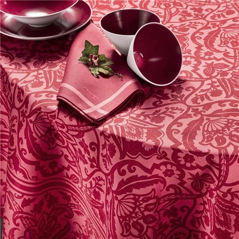 Beauville - St Tropez Tablecloth Red 170x170cm 1 Beauville - St Tropez Tablecloth Red 170x170cm