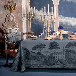 Garnier-Thiebaut - Palazzina Crepuscule Tablecloth 174x304cm