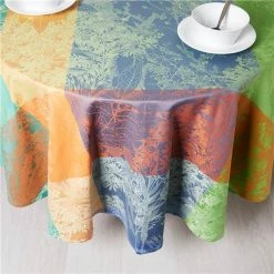 Garnier-Thiebaut - Mille Jardin Tablecloth Round 175cm