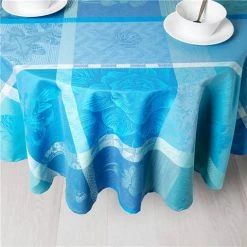 Garnier-Thiebaut - Mille Gardenias Tablecloth Round 175cm