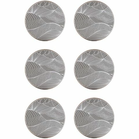 Ary Home - Japanese Landscape Coaster Stone Set 6pce 1 Ary Home - Japanese Landscape Coaster Stone Set 6pce