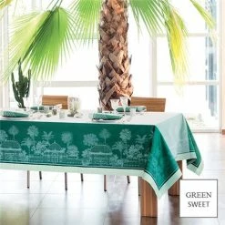 Garnier-Thiebaut - Serres Royales T/Cloth Vert 174x364cm