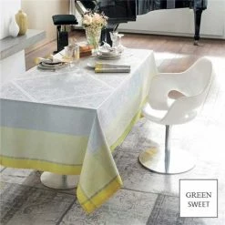 Garnier-Thiebaut - Alexandrine Mimosa Tablecloth 174x364cm