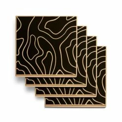 L'Objet - Isles Coasters Set Plus Case 5pce