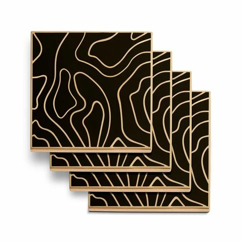 L'Objet - Isles Coasters Set Plus Case 5pce 1 L'Objet - Isles Coasters Set Plus Case 5pce