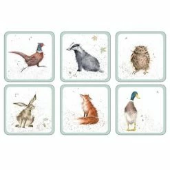 Pimpernel - Wrendale Coaster Set 6pce