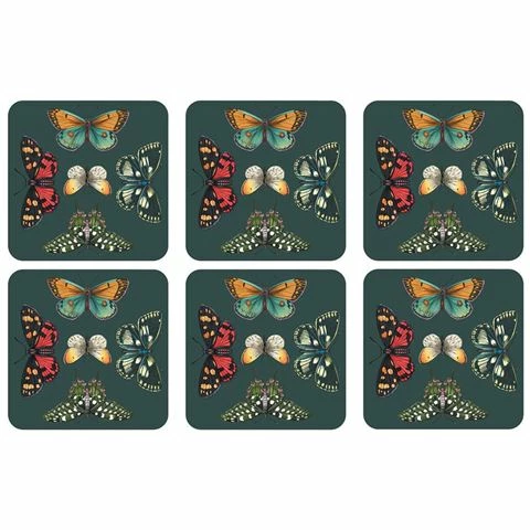 Pimpernel - Botanic Garden Harmony Coaster Set 6pce 1 Pimpernel - Botanic Garden Harmony Coaster Set 6pce