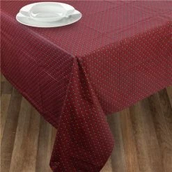 L'Ensoleillade - Imprime Eventail Red Tablecloth Coat 200x155cm