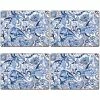 Cala Home - Hardboard Placemat Paisley Blue Set 4pce