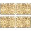 New York Botanical Garden - Cork Placemat Set Gilded 4pce