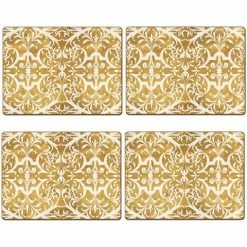 New York Botanical Garden - Cork Placemat Set Gilded 4pce