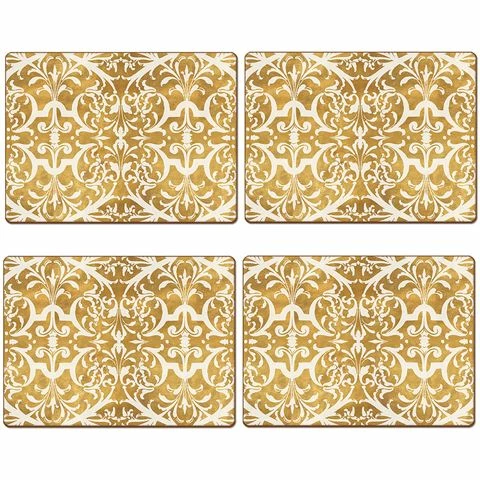 New York Botanical Garden - Cork Placemat Set Gilded 4pce 1 New York Botanical Garden - Cork Placemat Set Gilded 4pce