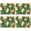 New York Botanical Garden - Cork Placemat Set Heliconia 4pce