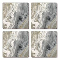 Cala Home - Hardboard Coasters Quartz Set 4pce