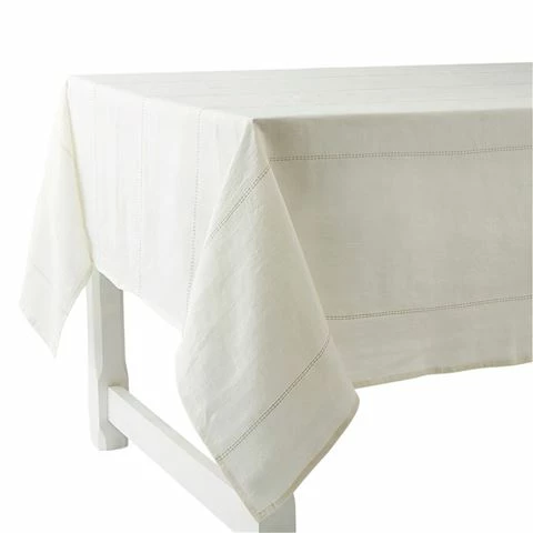 Charvet Editions - Rythmo Tablecloth Stitching 280x180cm 1 Charvet Editions - Rythmo Tablecloth Stitching 280x180cm