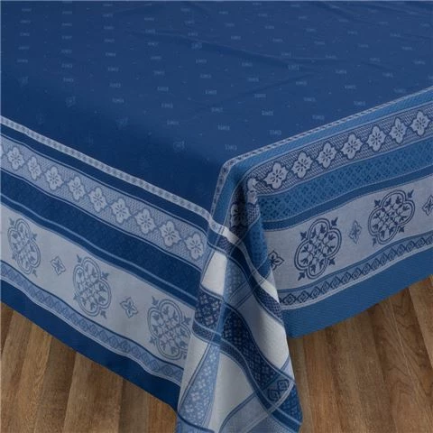 L'Ensoleillade - Callas Blue Tablecloth 250x160cm 1 L'Ensoleillade - Callas Blue Tablecloth 250x160cm