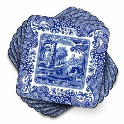 Pimpernel - Blue Italian Coaster Set 6pce