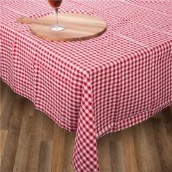 Rans - Gingham Tablecloth Large Red 150x300cm