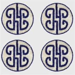 Joanna Buchanan - Chinoiserie Coaster Blue Set 4pce