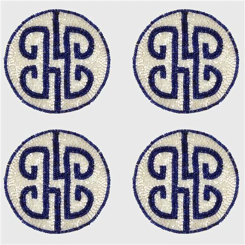 Joanna Buchanan - Chinoiserie Coaster Blue Set 4pce 1 Joanna Buchanan - Chinoiserie Coaster Blue Set 4pce