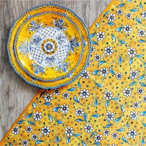 Le Cadeaux - Benidorm Rectangle Tablecloth 175x304cm 1 Le Cadeaux - Benidorm Rectangle Tablecloth 175x304cm