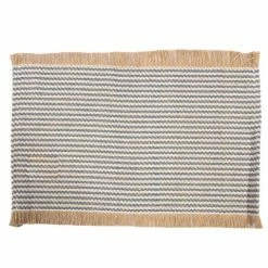 Coastal Home - Jai Cotton Jute Placemat Denim 33x48cm