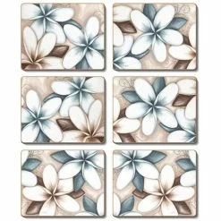 Cinnamon - Ocean Frangipani Placemats 6pce