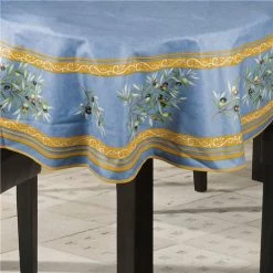 L'Ensoleillade - Clos Des Oliviers Blue Tablecloth Round 180cm