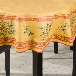 L'Ensoleillade - Clos Des Oliviers Yellow Tablecloth Round 180cm