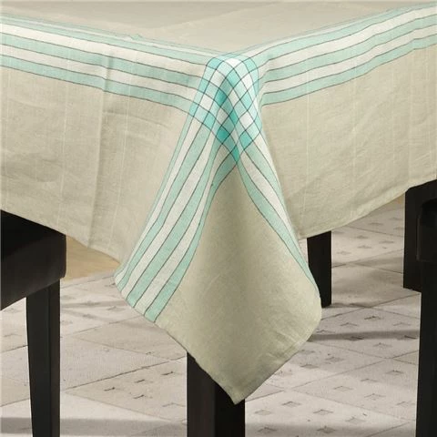 Charvet Editions - Lunch Tablecloth Jade 280x175cm 1 Charvet Editions - Lunch Tablecloth Jade 280x175cm