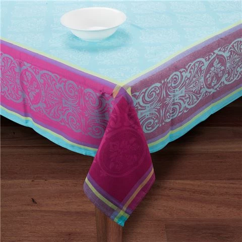 L'Ensoleillade - Prestige Turquoise Tablecloth Coated 200x160cm 1 L'Ensoleillade - Prestige Turquoise Tablecloth Coated 200x160cm
