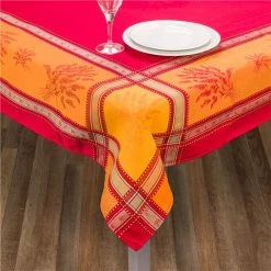 L'Ensoleillade - Senanque Red Tablecloth Coated 200x160cm