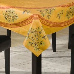 L'Ensoleillade - Clos Des Oliviers Yellow Tablecloth 250x155