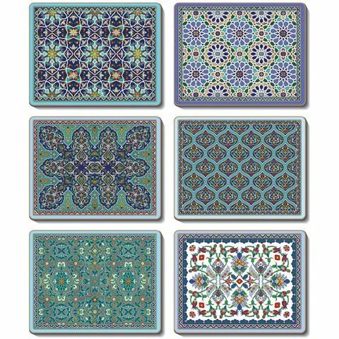Cinnamon - Dubai Placemat Set 6pce 1 Cinnamon - Dubai Placemat Set 6pce